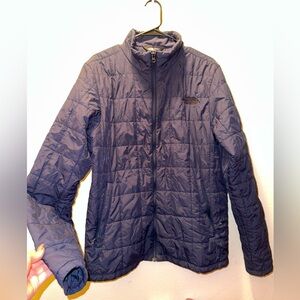 The North Face Navy Quilted Puffer Jacket